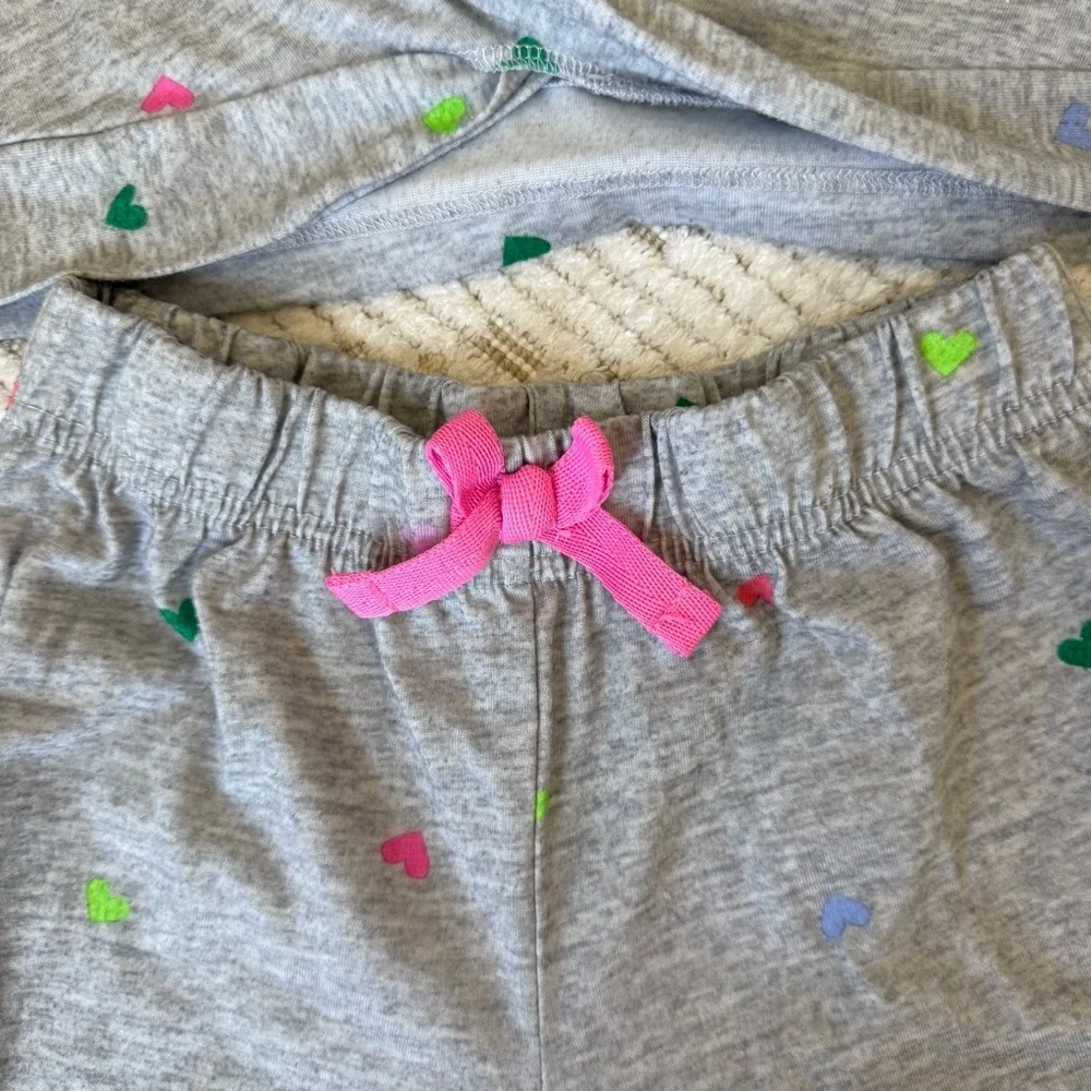 Old Navy Girls' Gray Weekending Twist-front Top with Matching Bottom Small (6-7)